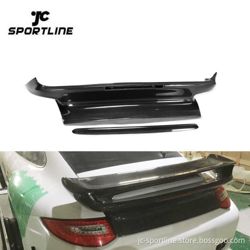 Turbo Carbon Fiber Tail Deck Lid for Porsche 997 (2009-2011)